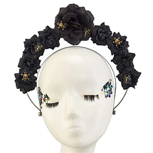 Watreketal Stirnband, Kopfbedeckung, Blumen-Stirnband, HaloCrown, Kopfbedeckung von Watreketal
