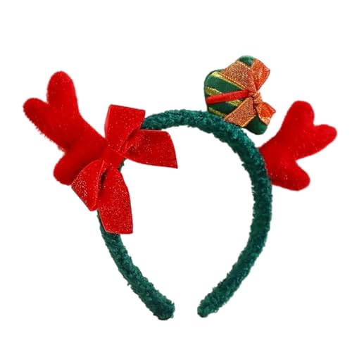 Watreketal Stirnband, Rentier-Form, Haarreif für Damen, Make-up, Weihnachten, Fotografieren, Karneval, Party, Kopfschmuck von Watreketal