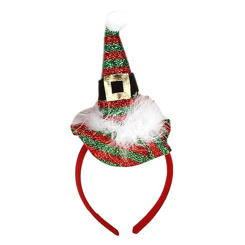Watreketal Stirnband, Stirnband, pelziger Weihnachtsbaum, Kopfbedeckung, Pailletten, Haarreif für Halloween, Weihnachten, Kopfschmuck, Partyzubehör Watreketal Stirnband, Stirnband, pelziger Weihnachtsbaum, Kopfbedeckung, Pailletten, Haarreif für Halloween, Weihnachten, Kopfschmuck, Partyzubehör von Watreketal
