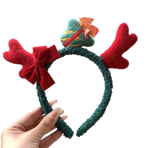 Watreketal Stirnband, Weihnachtsdekoration, Schleife, Stirnband, Festival, Urlaub, Kopfschmuck, Weihnachten, Haarreifen, Party-Haarschmuck, Zubehör von Watreketal