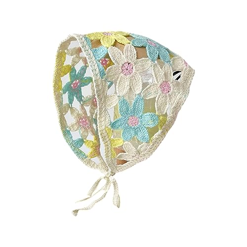 Watreketal Stirnband, gestrickter Dreieck-Schal, schönes Häkelhaar, Halstuch, Raffhalter, Streifenmuster, eleganter Turban für Mädchen, Foto-Requisiten von Watreketal