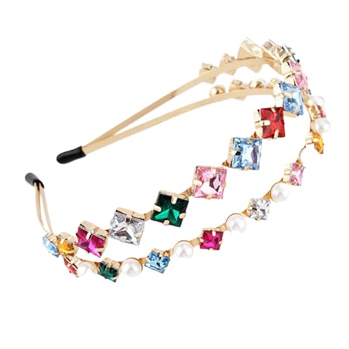 Watreketal Stirnband, glitzernde Kristall-Stirnbänder, Königin-Schmuck, Haarreif für Schönheitswettbewerbe, Abschlussbälle, Braut, Hochzeit, Kopfbedeckung Watreketal Stirnband, glitzernde Kristall-Stirnbänder, Königin-Schmuck, Haarreif für Schönheitswettbewerbe, Abschlussbälle, Braut, Hochzeit, Kopfbedeckung von Watreketal