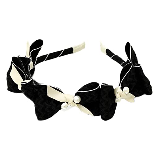 Watreketal Stirnband, schlichtes Haar-Accessoire, Damen, Studenten, Waschen des Gesichts, Haarband, Schleifenform, Stirnbänder, zarte Haarteile für den täglichen Gebrauch von Watreketal