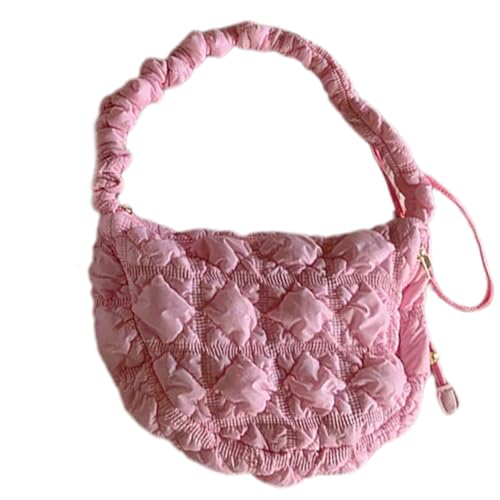 Watreketal Stylish Puffer Crossbody Tasche Mit Verstellbarem Schultergurt Nylon Casual Satchel Für Reisen Und Alltagsnutz Unisex Messenger Bag von Watreketal