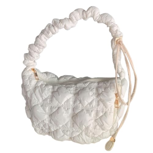 Watreketal Stylish Puffer Crossbody Tasche Mit Verstellbarem Schultergurt Nylon Casual Satchel Für Reisen Und Alltagsnutz Unisex Messenger Bag von Watreketal