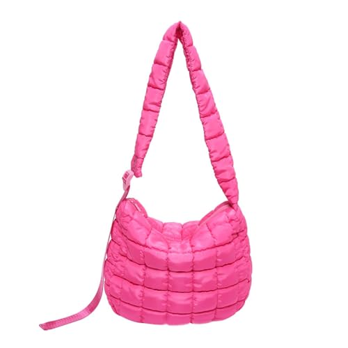 Watreketal Stylish Puffer Gesteppt Satchel Damen Gepolstert Leichte Reißverschlüsse Crossbody Umhängetasche Für Reiseeinkäufe Und Arbeit Frauen Mit Gesteppter Umhängetasche Von Frauen von Watreketal