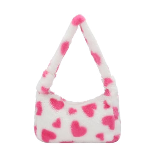 Watreketal Süße Plüsch Unterarm Tasche Frauen Top Schulter Für Mädchen Die Sich Mit Einkaufshandtaschen Für Frauen Handtasche Mädchen Befinden von Watreketal