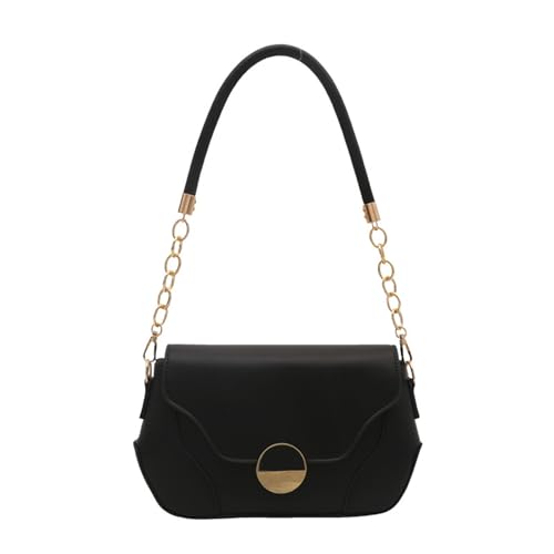 Watreketal Trendige PU Leder Umhängetasche Mit Kettengurt Lässige Achselbaus Für Pendeln Und Soziale Versammlungen Trendige Tasche von Watreketal