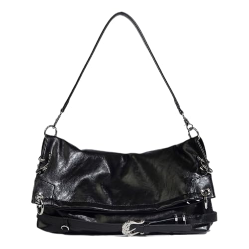 Watreketal Trendige Schwarze Unterarm Umhängetasche Für Frauen PU Schaum von Watreketal