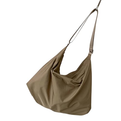 Watreketal Trendy Nylon Umhängetasche Crossbody Pack Mit Verstellbarem Riemen Geräumiger Innenraum Für Telefon Brieftasche Kosmetisches Buch Easy Carry Satchel von Watreketal