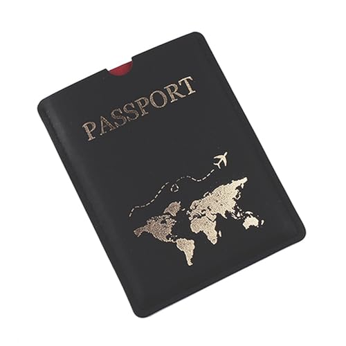 Watreketal Trendy PU Passhalter Einfacher Flugzeugdesign Kreditkartenfall Für Männer Und Frauen Hochzeit Geschenkpasshalter von Watreketal