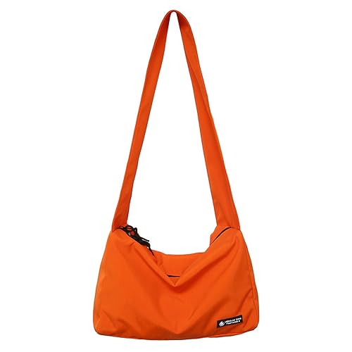 Watreketal Umhängetasche Mit Großer Kapazität Für Frauen Und Männer Lässig Langlebige Nylon Crossbody Taschen Perfekt Für Den Alltag Gebrauch Frauen Schlingen Bag Schwarz von Watreketal