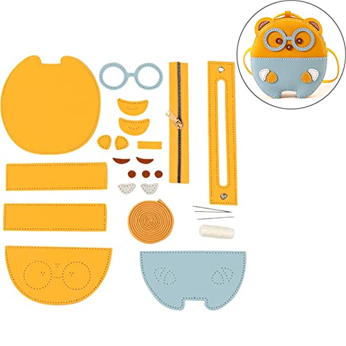 Watreketal Umhängetaschen Machen Set Handwerksmaterialien Schöne Bären Crossbody Komplettes Geschenk Für Mädchen Kit Für Frauen Schöne Bären Schulter Crossbody Making Complete von Watreketal