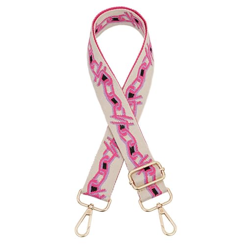 Watreketal Vielseitig Und Verstellbarer Beutelgurt Farbenfrohe Schulterteil Für Frauen Vintage Taschen Polyester Baumwoll Gurt von Watreketal