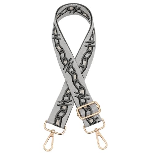 Watreketal Vielseitig Und Verstellbarer Beutelgurt Farbenfrohe Schulterteil Für Frauen Vintage Taschen Polyester Baumwoll Gurt von Watreketal