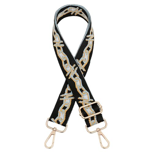 Watreketal Vielseitig Und Verstellbarer Beutelgurt Farbenfrohe Schulterteil Für Frauen Vintage Taschen Polyester Baumwoll Gurt von Watreketal