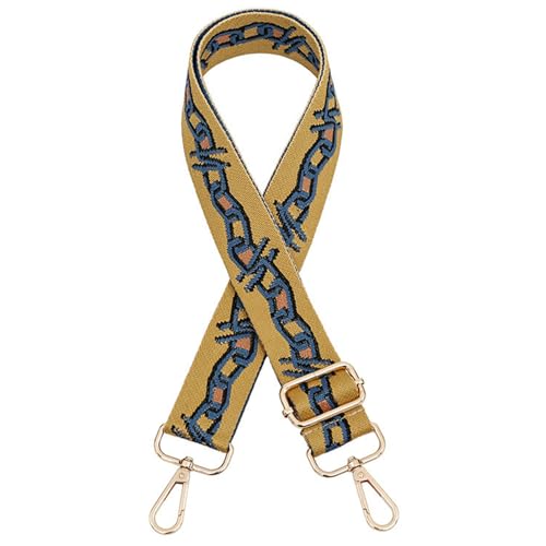 Watreketal Vielseitig Und Verstellbarer Beutelgurt Farbenfrohe Schulterteil Für Frauen Vintage Taschen Polyester Baumwoll Gurt von Watreketal