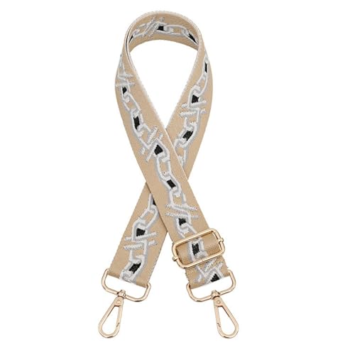 Watreketal Vielseitig Und Verstellbarer Beutelgurt Farbenfrohe Schulterteil Für Frauen Vintage Taschen Polyester Baumwoll Gurt von Watreketal