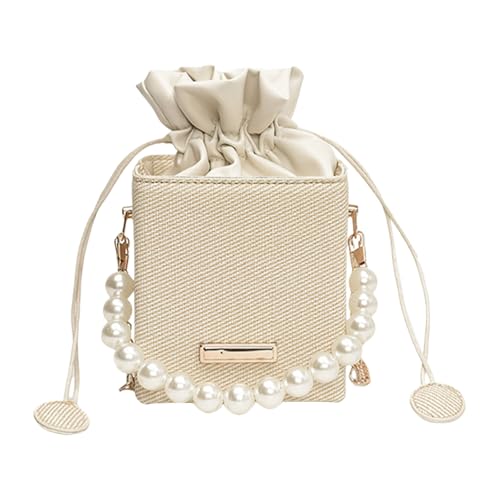 Watreketal Vielseitiger Eimerbeutel Für Frauen Umhängetaschen Mit Abnehmbarem Kettengurt Abend Geldbeutel Top Handtasche Eimer von Watreketal