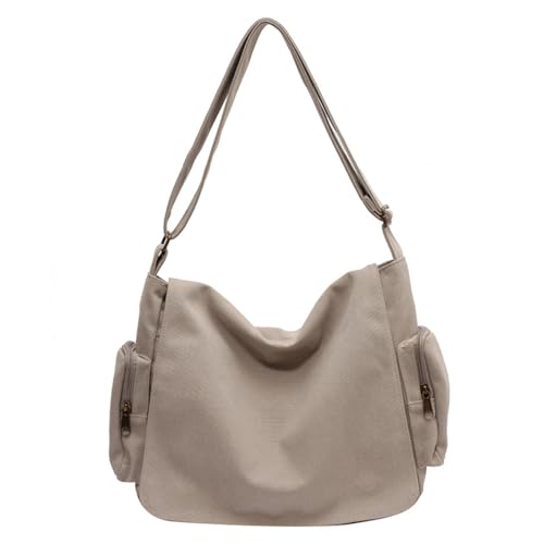 Watreketal Vintage Canvas College Crossbody Bag Messenger Für Männer Männer Modische Umhängetaschen Mit Geräumiger Innenmessener Tasche Für Die Schule von Watreketal