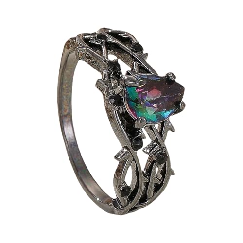 Watreketal Vintage Ringe Bequeme Einzigartige Handzubehör Empfindlich Für Tägliche Kleidung Und Verschiedene Gelegenheiten Frauen Mode von Watreketal