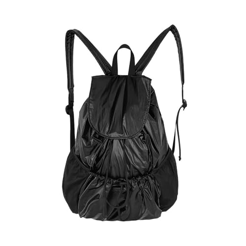 Watreketal Zeitgenössischer Lässiger Rucksack Für Damen Plissierte Daypack Schoo Tasche Für Bücher Und Essentiell Mit Verstellbarer Schultergurt Reisebasche von Watreketal