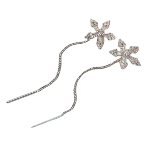 Zarte Blütenblätter Baumelnder Ohrschmuck Mit Bewegenden Quasten Florale Dangle Ohrringe Schmuck Für Lässige Oder Formelle Anlässe Quasten Fallen Ohrringe von Watreketal