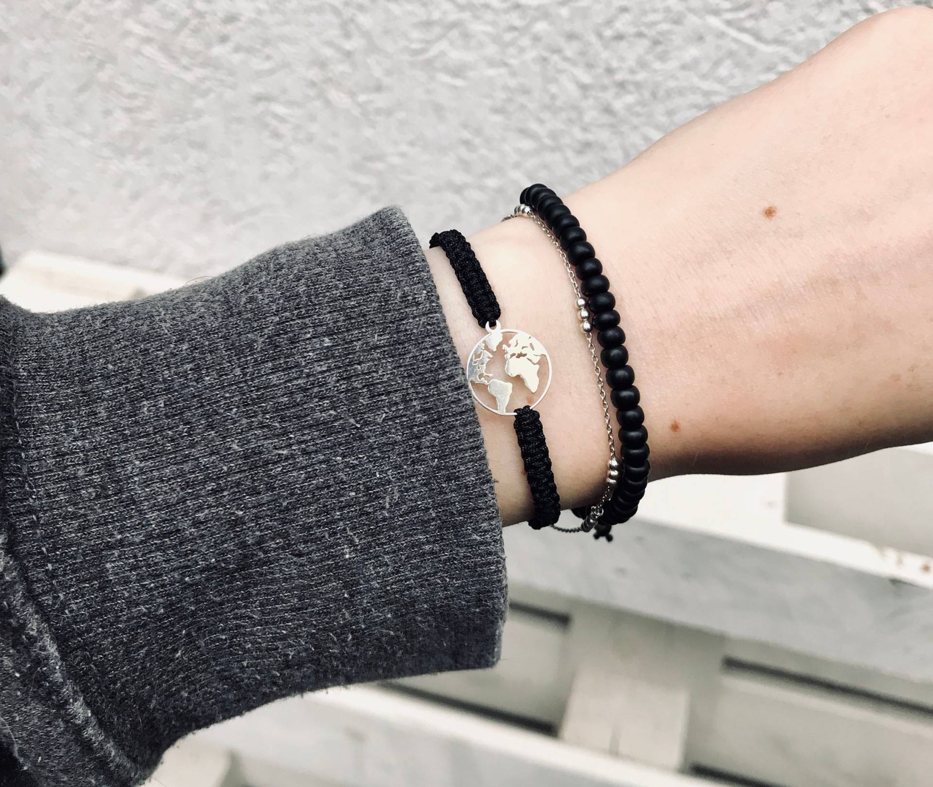 Welt-Armband | 925 Sterling Silber Welt-Armband | 925 Sterling Silber von WatsonAndHolmesDE