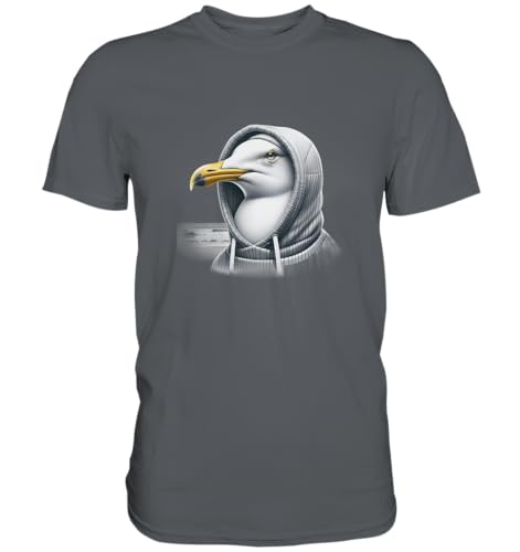 Wattvogel - Coole Möwe mit Kaputze - Premium Shirt von Wattvogel