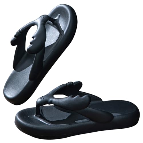 Watwass Flip Sandalen Damen Cartoon Süße Hausschuhe Sommer Indoor Outdoor Zehentrenner Herren Lustig Flip-Flop für Jungen 36-44 von Watwass