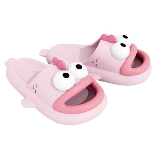Watwass Lustige Hausschuhe Damen Flach Slide Sandalen Jungen Cartoon Badeschuhe Süß Tiere Slipper Mädchen 35-40 von Watwass