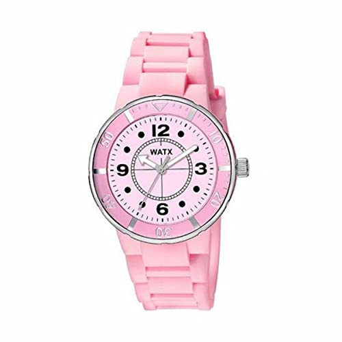 Watx Damen Datum klassisch Quarz Uhr mit Gummi Armband RWA1602 von Watx