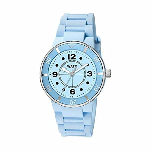 Watx Damen Datum klassisch Quarz Uhr mit Gummi Armband RWA1605 von Watx