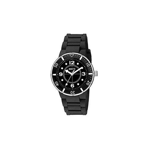 Watx Damen Datum klassisch Quarz Uhr mit Gummi Armband RWA1601 von Watx