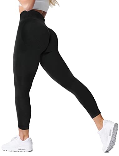 Wavar Tie Dye Scrunch Butt Lifting Nahtlose Leggings für Frauen Hohe Taille Yogahose Bauchkontrolle Laufen Workout Tight, #2 Schwarz, S Wavar Tie Dye Scrunch Butt Lifting Nahtlose Leggings für Frauen Hohe Taille Yogahose Bauchkontrolle Laufen Workout Tight, #2 Schwarz, S von Wavar