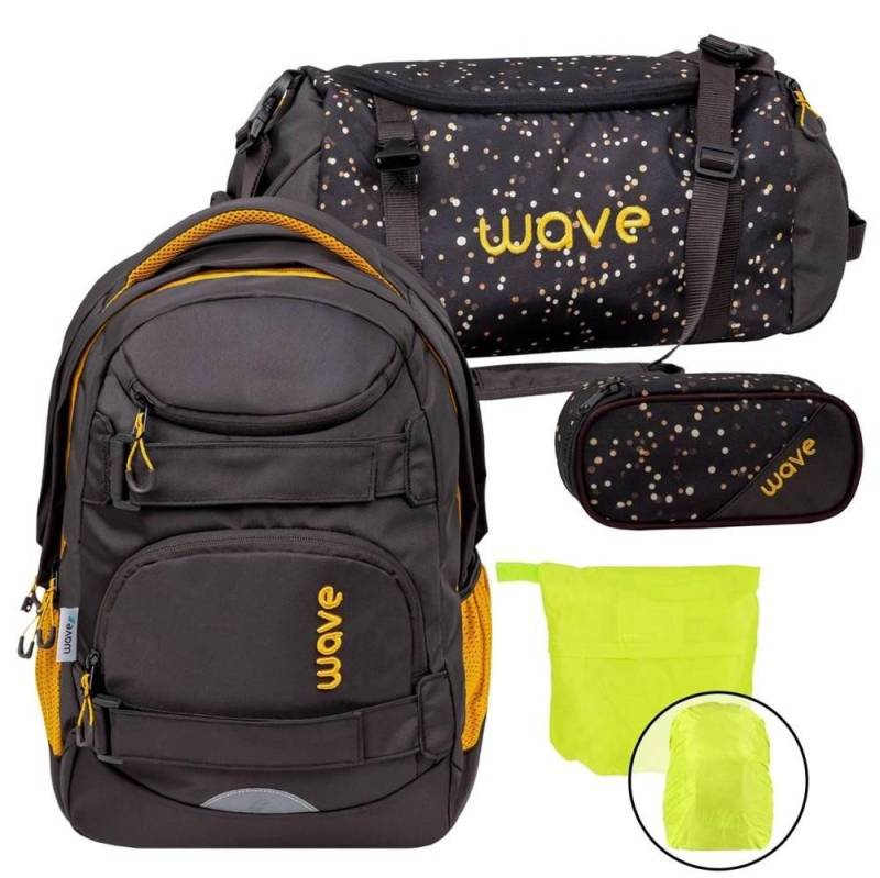 Wave Schulrucksack "Infinity Move" Rucksack Schule Set für Mädchen Jungen Teenager 2025, Schultasche, ab 5. Klasse, weiterführende Schule, mit Regenhülle von Wave