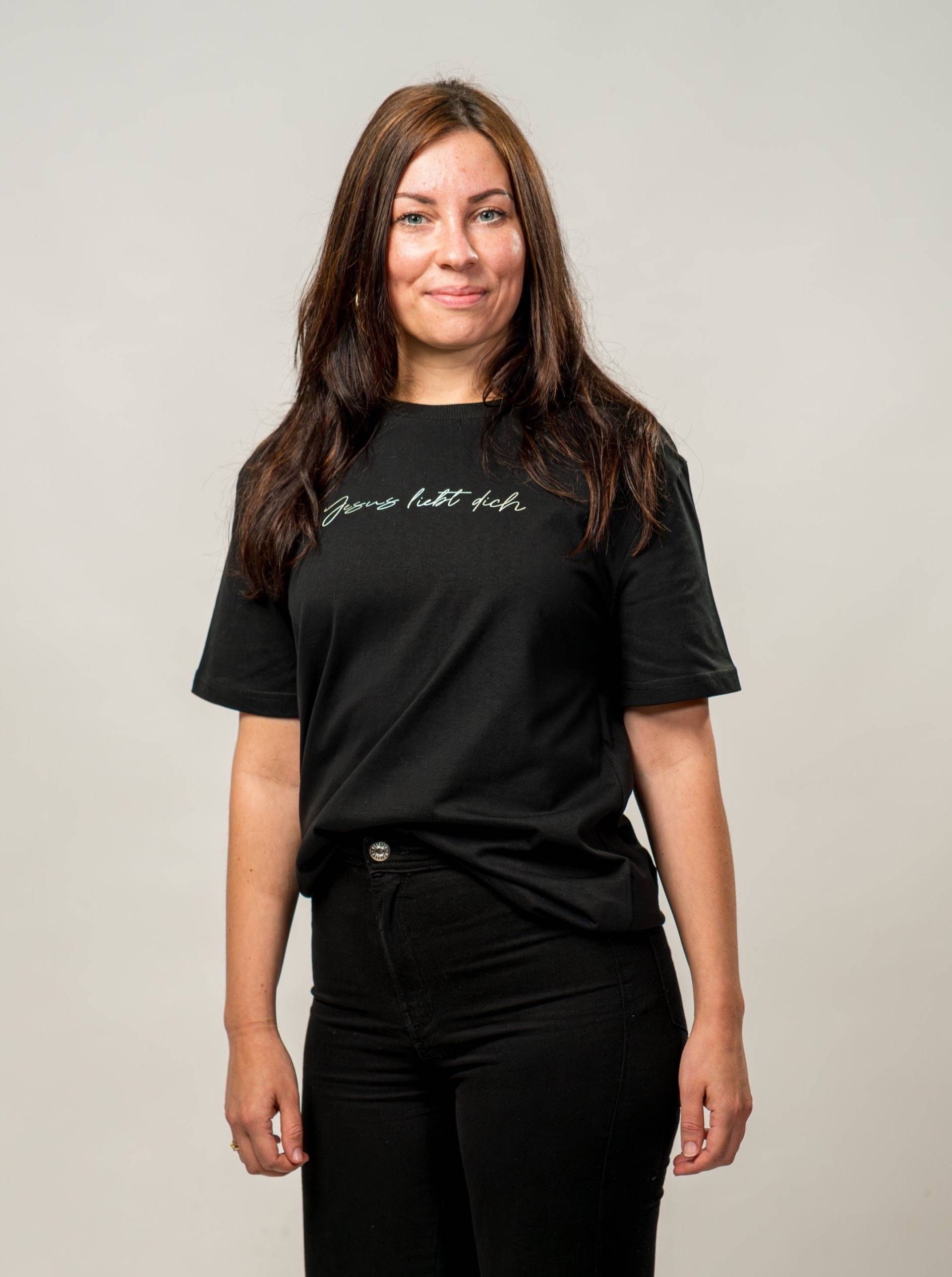 Jesus Liebt Dich Christliches Ladies Oversize T-Shirt von WavesofBethany