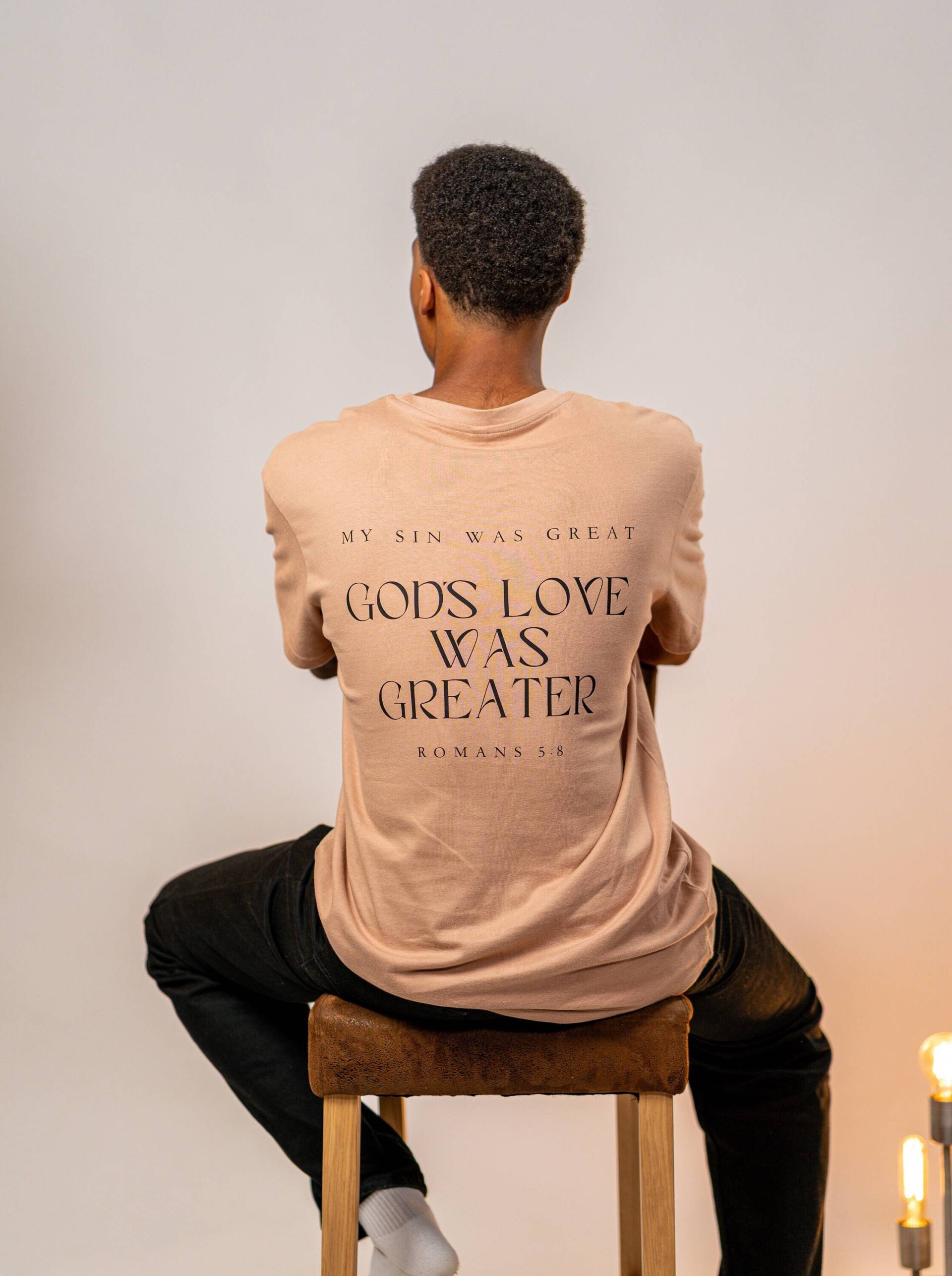 My Sin Was Great Christliches T-Shirt Extreme Oversize Bigprint My Sin Was Great Christliches T-Shirt Extreme Oversize Bigprint von WavesofBethany
