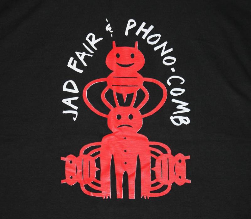 xl Vtg 90Er Jad Fair & Phono Kamm T Shirt Halb Japanisch Daniel Johnston Teenage Fanclub 12.200 von WaxAndThreads