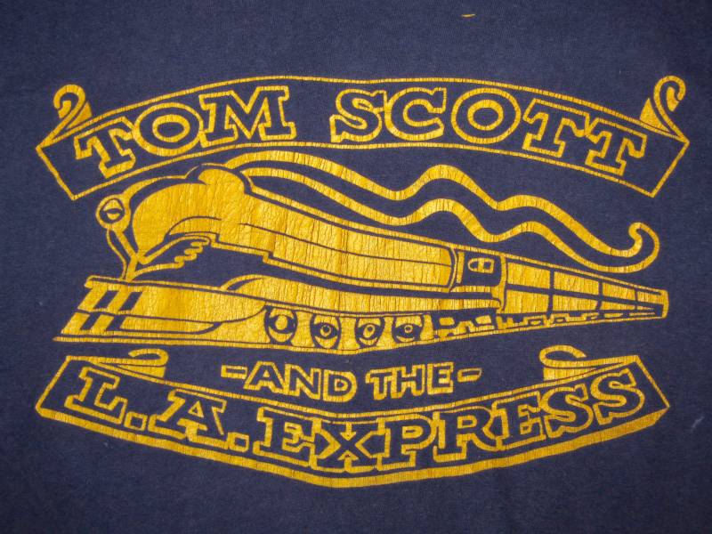 xs Vtg 70Er 1973 Tom Scott La Express T-Shirt Jazz Funk Rap 2.143 von WaxAndThreads