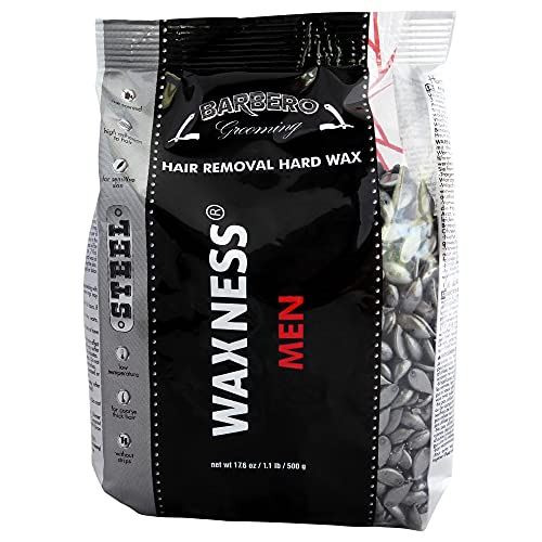 Waxness Barbero Grooming Hartwachsperlen Stahl 500g für Männer/Hard Wax Steel for Men Waxness Barbero Grooming Hartwachsperlen Stahl 500g für Männer/Hard Wax Steel for Men von Wax Necessities