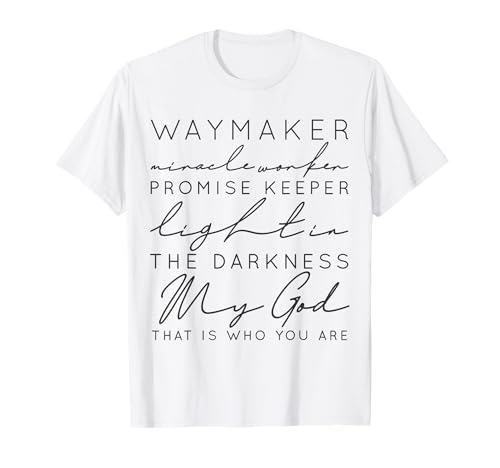 Waymaker Christliche Männer & Frauen, die Jesus lieben Frauen Männer T-Shirt Waymaker Christliche Männer & Frauen, die Jesus lieben Frauen Männer T-Shirt von Way Maker Shopp