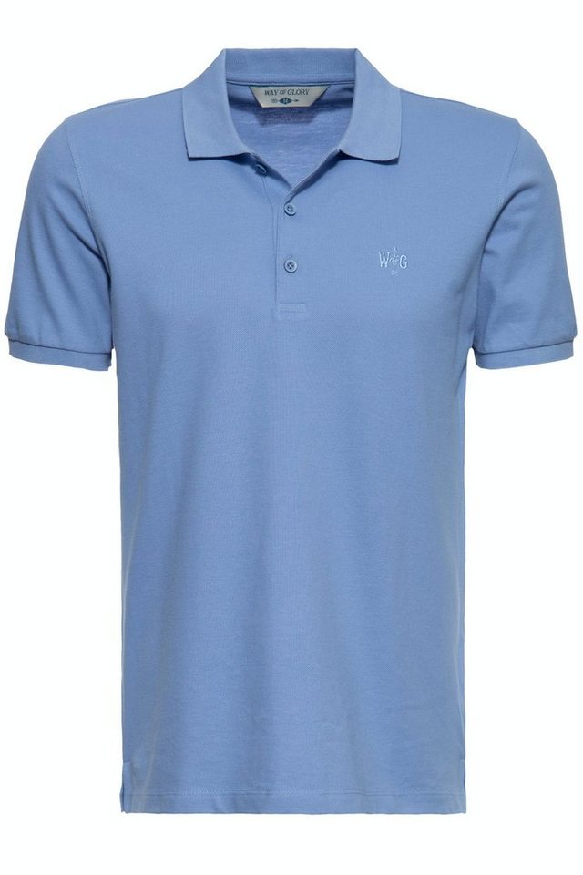 Way of Glory Poloshirt aus hochwertigem Pikee von Way of Glory
