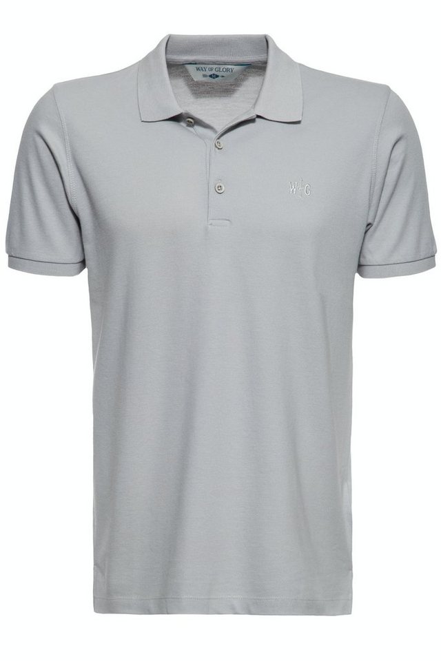 Way of Glory Poloshirt aus hochwertigem Pikee von Way of Glory