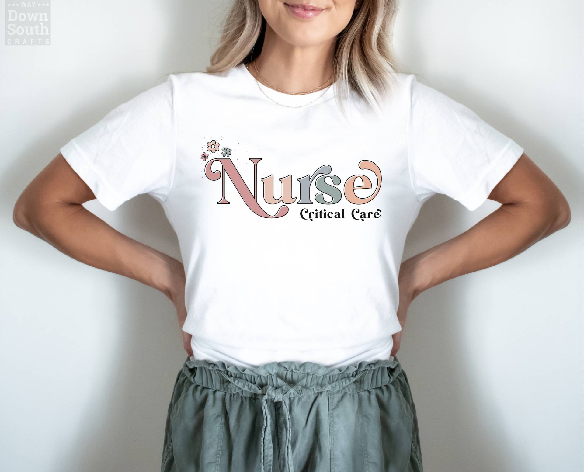 Intensivpflege Krankenschwester T-Shirt, Icu Shirt, Woche Geschenke, Stillstudent, Abitur Grad Geschenk, Er Notfall, Intensivstation Tshirt von WayDownSouthCrafts