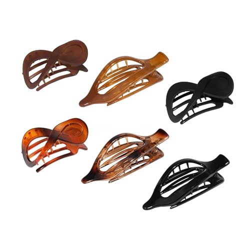 6 Pack Durabilität Stylish Hair Claw Halloween Mode Übertriebener Klauenclip Für Hochzeiten Und Partys Große Haare Clip von Wayfadacc