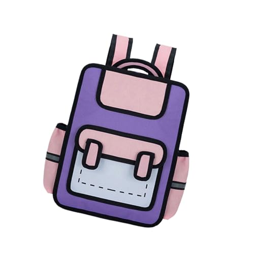 Buntes Anime Rucksack Ergonomic Designs Anime Styles School Tasche Freizeittasche Für Komfortable Kleidung Durch Kinder Ergonomische Schultasche von Wayfadacc