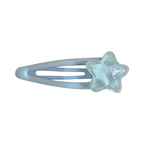 Candy Color Star/Heart Form Snap Hair Clip Frühlingssommer Kopfbedeckung Für Frauen Mädchen Die Fotoreise Anti Rutsch Machen von Wayfadacc