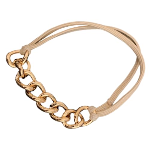 Elastische Haarbänder Mit Metal Kette Modische Haarzubehör Stylische Pferdeschwanzhalter Für Freizeit Und Prom Look Ketten Design Haarbänder Elastische Haarbänder Mit Metal Kette Modische Haarzubehör Stylische Pferdeschwanzhalter Für Freizeit Und Prom Look Ketten Design Haarbänder von Wayfadacc