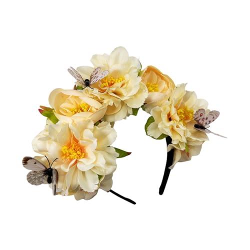 Ethnisches Schmetterling Blumenhaarband Für Partys Hochzeit Hairhoop Mexiko Festival Feier Haarhoop Holiday Requisiten Liefermusik Festival Haarband von Wayfadacc